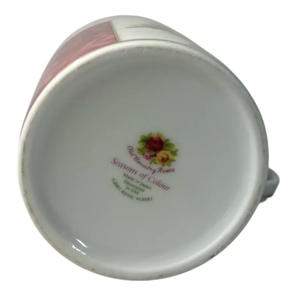 2001 Royal Albert Old Country Roses Seasons Of Colour 10oz Mug Topiary Red‎